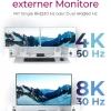 ICY BOX IB-HUB801-TB4, Thunderbolt™ 4 Type-C® HUB auf 3x Thunderbolt 4 und 1x USB 3.2