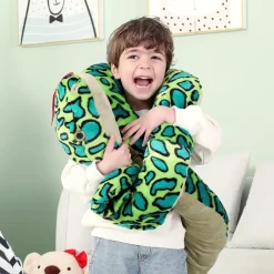 IKASA Riesenschlange Kuscheltier 270cm, Großes Plüschtier Kobra Stofftier