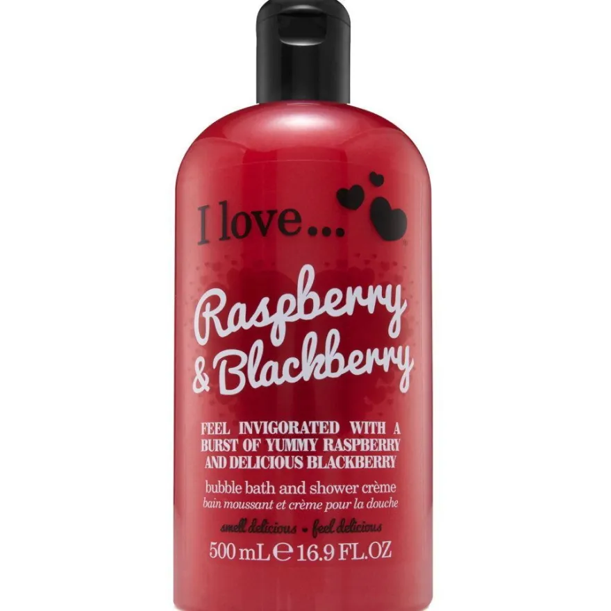 I Love... Raspberry & Blackberry Bubble Bath & Shower Cream 500ml