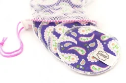 ImseVimse waschbare Abschminkpads 10 Stück Cleansingpads Reinigungspads lila purpl