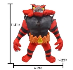 Incineroar Fuegro Stofftier Plusch Figur Kuscheltier Anime Plush 30cm NEU