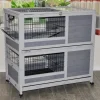 Indoor Kleintierstall Meerschweinchenstall Belinda mit Rollfüßen 90x53x95 cm