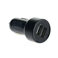 2in1 Dual USB Auto Lade Set Adapter Kabel 30pin iPhone 4 4S iPad iPod Schwarz