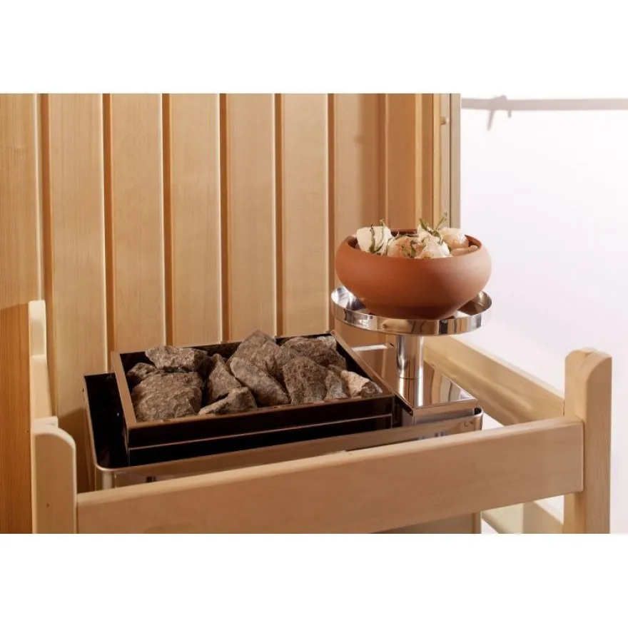 Infraworld Salzverdampfer Sole Therme Pur Verdampfertopf rot für Klafs Majus