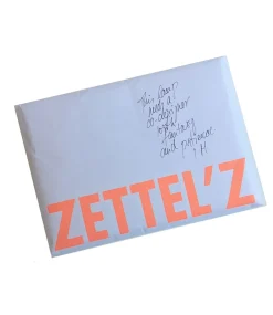 Ingo Maurer ZETTEL’Z 6 Ersatzteil 80 Stck. Blätter (40 unbedruckt / 40 bedruckt)