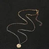 Initialen Damen Kette Buchstaben Anhänger Gold Silber Rosegold Herzen
