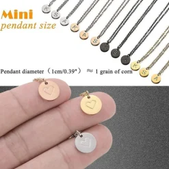 Initialen Kette Damen Buchstaben Anhänger Gold Rosegold Silber mit Herz