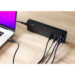 InLine® Multiport Netzteil, Ladegerät, 6x USB Typ-C, PD 3.0, GaN, schwarz