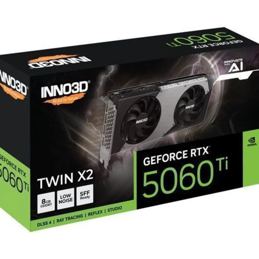 INNO3 RTX 5060 Ti Twin X2 8GB Grafikkarte