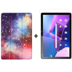 2in1 Set für Lenovo Tab M10 3. Gen. 2022 TB-328F 10.1 Zoll Schutzhülle + Glas