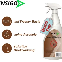 INSIGO 5L + 1L Anti Spinnenspray Mittel Schutz Abwehr vertreiben Spinnen frei ex