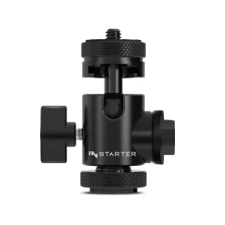 Instarter FlexMount Head Plus Kugelkopf 3-in-1 2x Blitzschuh Stativkopf Kamera