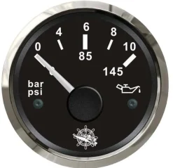 Instrumentensatz schwarz/ chrome GPS Mercruiser Volvo Penta Alpah One Brav
