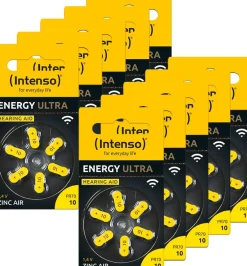 Intenso Hörgeräte Batterien | Zink-Luft A10 60er Pack