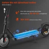 isinwheel E9T MAX faltbarer Elektroroller,36V 500W, pp gesteuerte Steuerung,20km/h