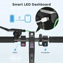 Isinwheel S9 Max Elektroroller 500W, Reichweite 35km, Smart App, LED-Bildschirm