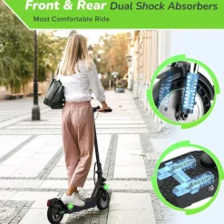 Isinwheel S9 Max Elektroroller 500W, Reichweite 35km, Smart App, LED-Bildschirm