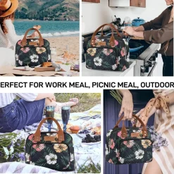 Isolierte Lunchtasche für Frauen Männer Arbeit Kühltasche Lunchbox