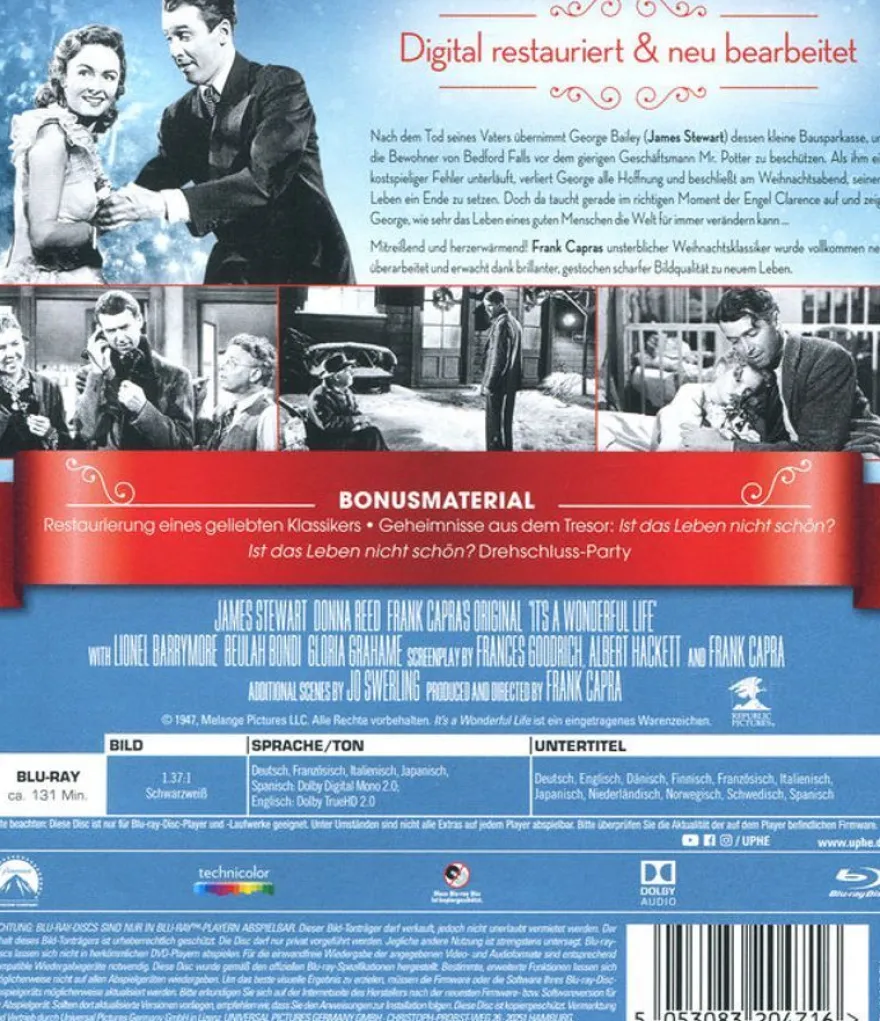 Ist das Leben nicht schön? (Blu-ray) - Universal Pictures - (