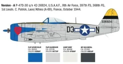 Italeri P-47D Thunderbolt 510002835 Maßstab 1:48 Bausatz 2835 Bausatz