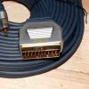 Itec Profi Scart auf 6x Cinch Adapterkabel Audio Video Scart TV AV 5m Umschalter