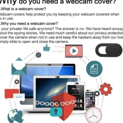 ivoler 8er Set Webcam Abdeckung - Ultra dünne Slider Camera Cover für Laptop