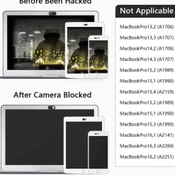 ivoler 8er Set Webcam Abdeckung - Ultra dünne Slider Camera Cover für Laptop