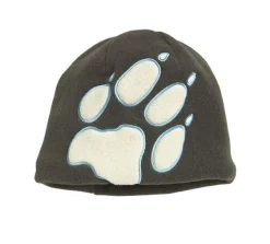 Jack Wolfskin Front Paw Hat Kindermütze Mütze Fleecemütze Tatze Wintermütze Fleece