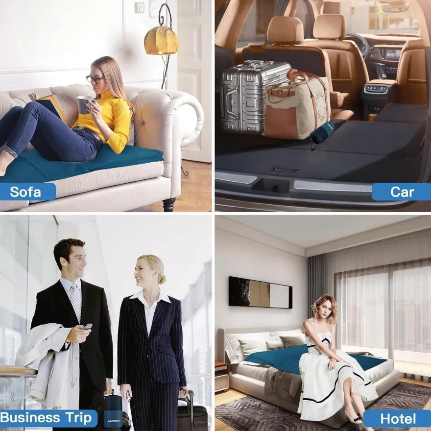 JAICOM Ultraleichter Seideschlafsack für Reise, 2in1