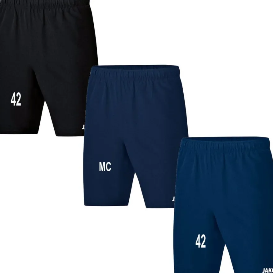 Jako Short Classico 6250 inkl. Kürzel S - 4XL (Muster für Ihr Team) (Gr. Senior)