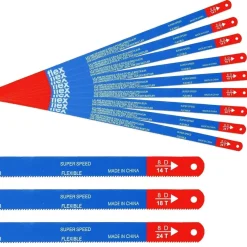 JatilEr 30tlg. Bi-Metall Metallsägeblätter Set 300mm (14, 18, 24 TPI)
