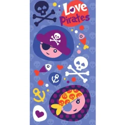 Javoli Pirate Love Badetuch 70 x 140 cm - Polyester