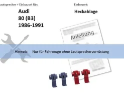 JBL Auto Lautsprecher 13cm Koax Boxen 130mm 300 Watt für Audi 80 B3 1986-1991