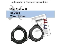 JBL Auto 100mm 10cm 2 Wege Koax 250 Watt passend für Fiat Fiorino III ab 2008