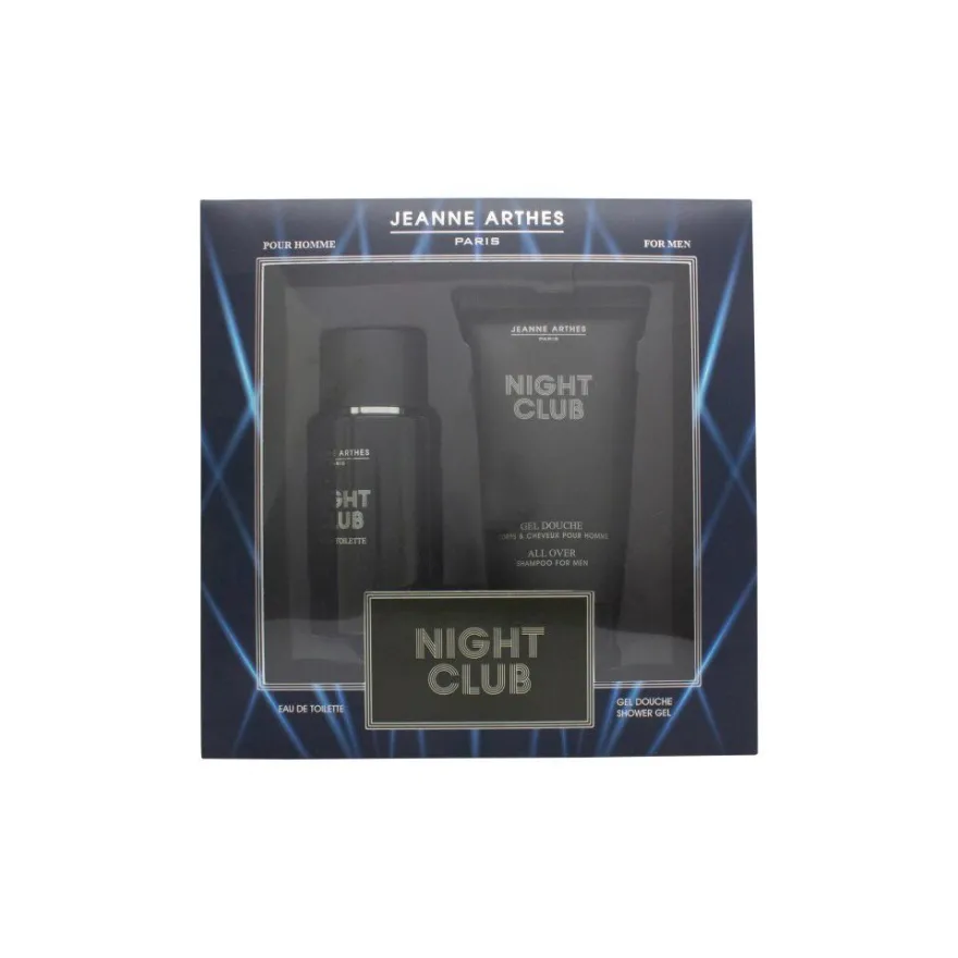 Jeanne Arthes Night Club Gift Set 100ml EDT + 150ml Shower Gel