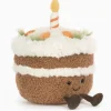 JellyCat - Brandneuer Karottenkuchen mit Etikett, 20 cm