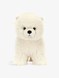 Jellycat Daphne Pomeranian Hunde Plüschtier 25cm Kuscheltier Stofftier Weiß
