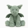 JellyCat - Neu und mit Etikett: Wellenförmiger grüner Dinosaurier, 23 cm