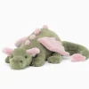 JellyCat - Neuwertiger Matcha-Drache, 50 cm