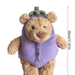 Jellycat Original Bär Aubergine 30cm Kuscheltier Spielzeug Plüschtier Geschenk