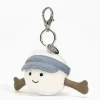 Jellycat Plüsch-Taschenanhänger - Golfball (10 cm)