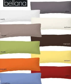 Jersey-Bezug für Seitenschläferkissen Kissenbezug 100% Baumwolle 40x140 cm