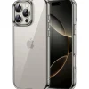 JETech Hülle für iPhone 16 Pro 6,3 Zoll - Transparent, Stoßfest, Anti-Kratzer