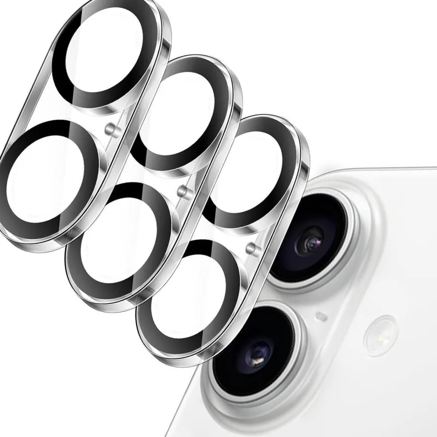 JETech Kameraschutz für iPhone 17 6,3 Zoll, 9H Gehärtetes Glas, Anti-Kratzer
