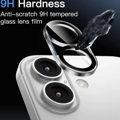 JETech Kameraschutz für iPhone 17 6,3 Zoll, 9H Gehärtetes Glas, Anti-Kratzer