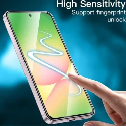 JETech Schutzfolie für Samsung Galaxy A56 5G, 3 Stück, 9H Gehärtetes Glas