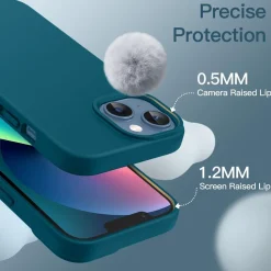 JETech Silikon Hülle für iPhone 13 6,1 Zoll - Ganzkörperschutz, stoßfest