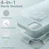 JETech Silikon Hülle für iPhone 12/12 Pro 6,1 Zoll - Stoßfest & Seidig-Weich