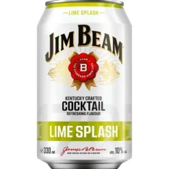 Jim Beam Lime Splash 10% Vol. 0,33 L Dose, 12er Pack (12x0,33L)