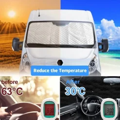 JinsenTGG Thermomatte Ersatz für Renault Trafic/Opel Vivaro 2001-2014